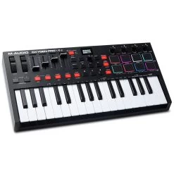 M-Audio Oxygen Pro Min 32-Mini-Key USB Powered MIDI Controller Keyboard W/ 8 Pads 8 M-Audio Oxygen Pro Min 32-Mini-Key USB Powered MIDI Controller Keyboard W/ 8 Pads -Musical Instrument Store maudio oxygenpro mini 2