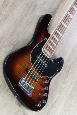 Mayones Jabba Classic 5 Bass Guitar, 5-String, Dark Sunburst, Flame Maple, Pau Ferro, Aguilar 12 Mayones Jabba Classic 5 Bass Guitar, 5-String, Dark Sunburst, Flame Maple, Pau Ferro, Aguilar -Musical Instrument Store may jabba classic5 dsunb
