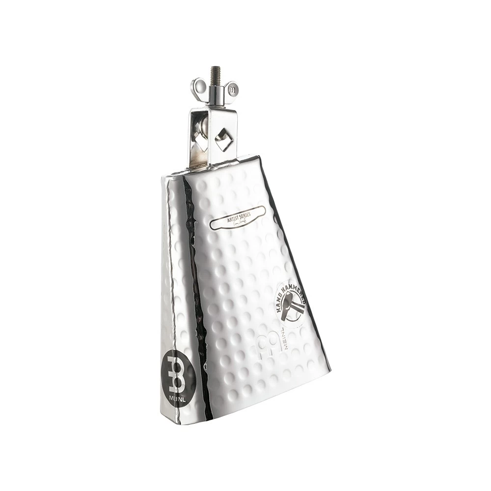 Meinl Percussion KA625 Artist Series Kenny Aronoff Signature Hand Hammered Steel Cowbell, Chrome Finish - 6.25" 3 Meinl Percussion KA625 Artist Series Kenny Aronoff Signature Hand Hammered Steel Cowbell, Chrome Finish - 6.25"
