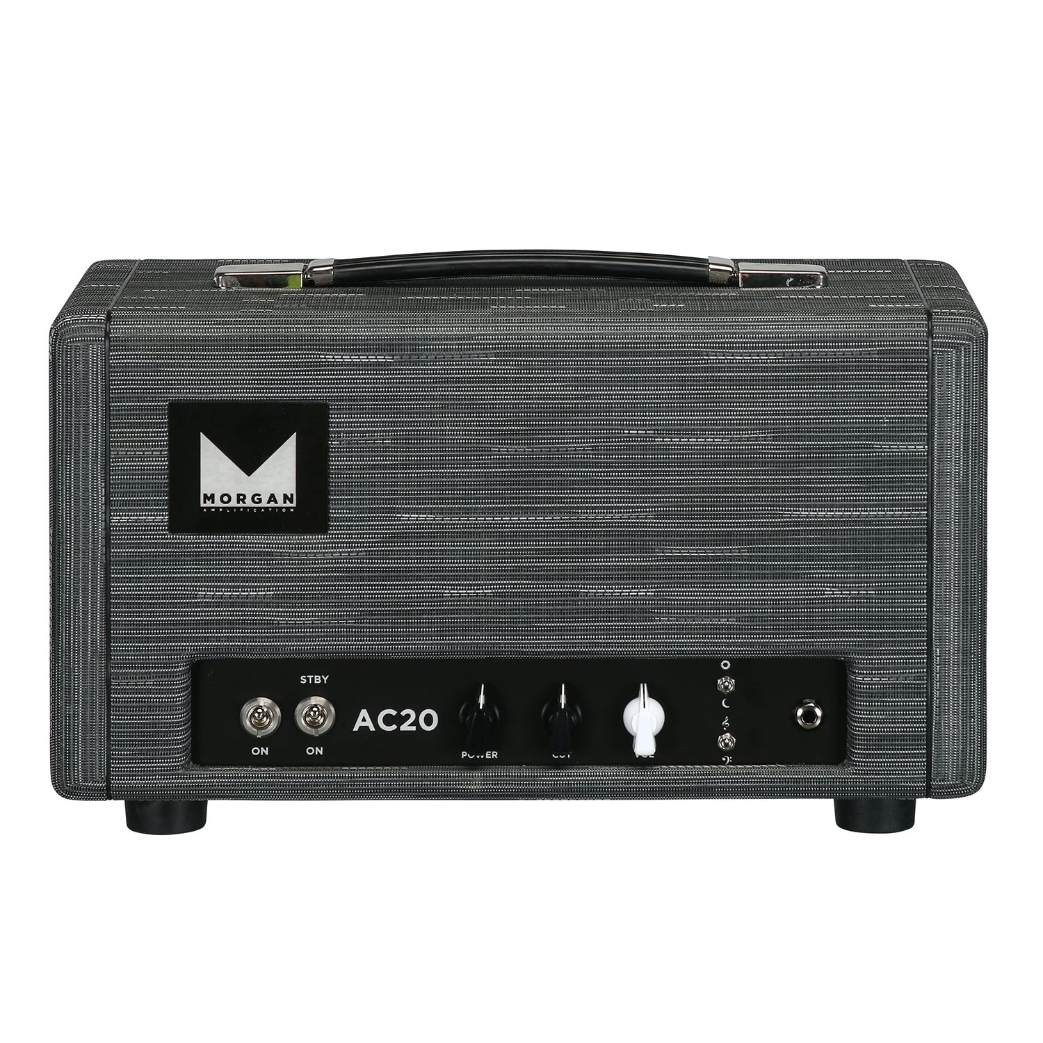 Morgan Amps AC20 Head 1/4-20-Watt Guitar Amp Head W/ EL84 Power Tubes, Twilight 3 Morgan Amps AC20 Head 1/4-20-Watt Guitar Amp Head W/ EL84 Power Tubes, Twilight