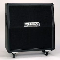 Mesa/Boogie Rectifier Traditional 4x12" Slant Guitar Amp Speaker Cabinet, Black Taurus -Musical Instrument Store msbg 0 412t sl bb f 2