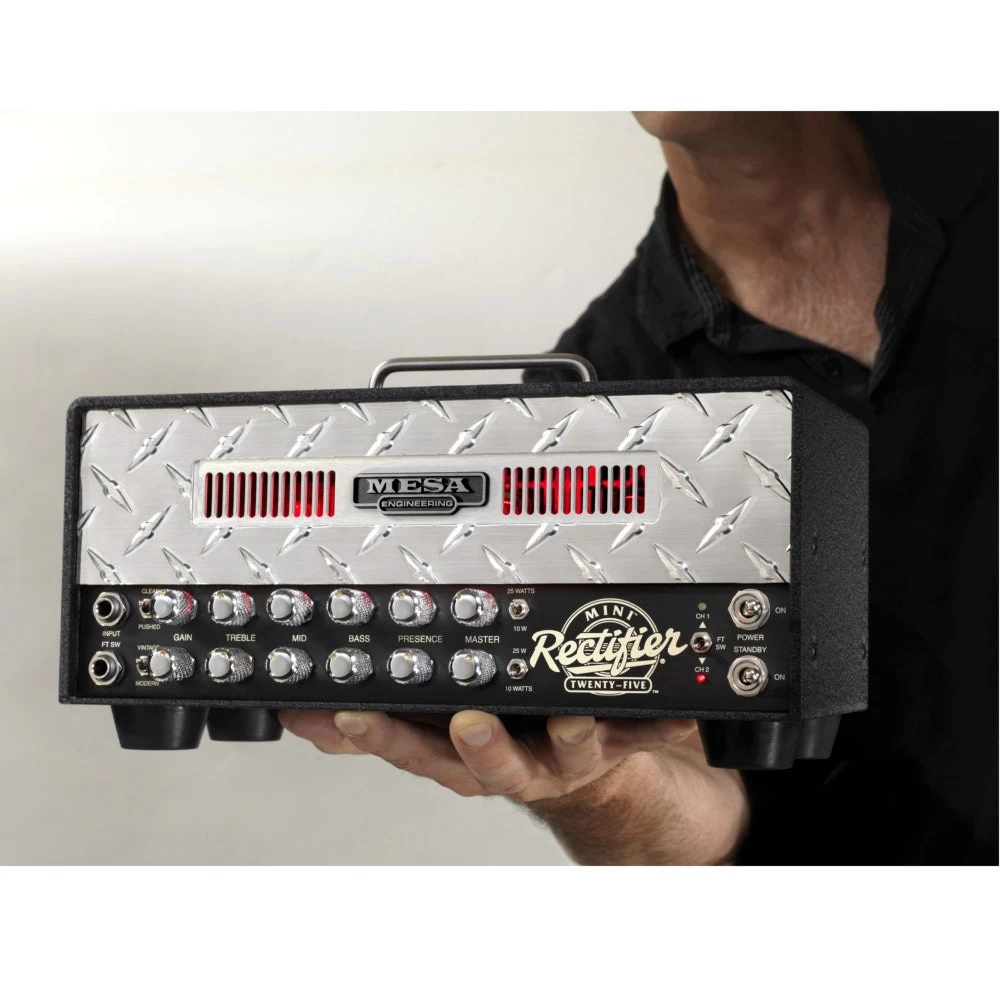 Mesa/Boogie Amplifiers Mini Rectifier 25 25-Watt 2-Channel 4-Mode Guitar Amp Head With DynaWatt & Multi-Watt 6 Mesa/Boogie Amplifiers Mini Rectifier 25 25-Watt 2-Channel 4-Mode Guitar Amp Head With DynaWatt & Multi-Watt - Image 4