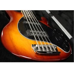 Ernie Ball Music Man Sting Ray 5-String Bass, Honey Burst