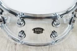 Natal Arcadia Transparent Acrylic Snare Drum (14" X 6.5") -Musical Instrument Store ntl s ac s465 3