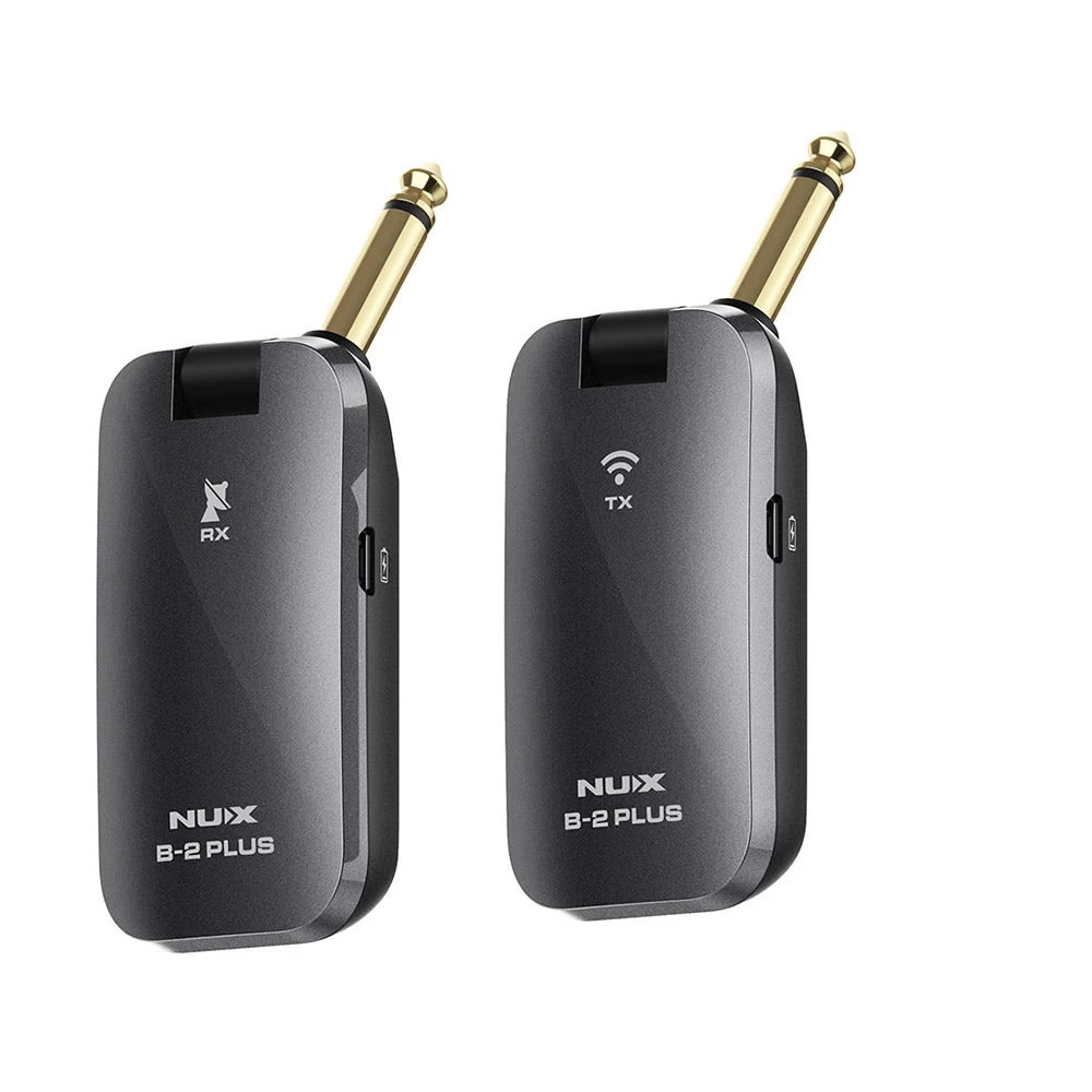 NUX B-2 Plus 2.4GHz 4-Channel Pocket-Size Guitar Instrument Wireless System 4 NUX B-2 Plus 2.4GHz 4-Channel Pocket-Size Guitar Instrument Wireless System - Image 2