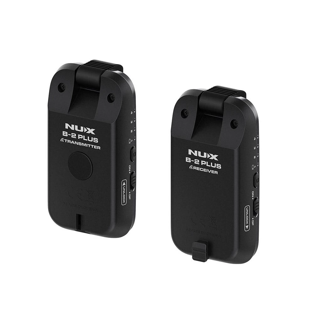 NUX B-2 Plus 2.4GHz 4-Channel Pocket-Size Guitar Instrument Wireless System 7 NUX B-2 Plus 2.4GHz 4-Channel Pocket-Size Guitar Instrument Wireless System - Image 5
