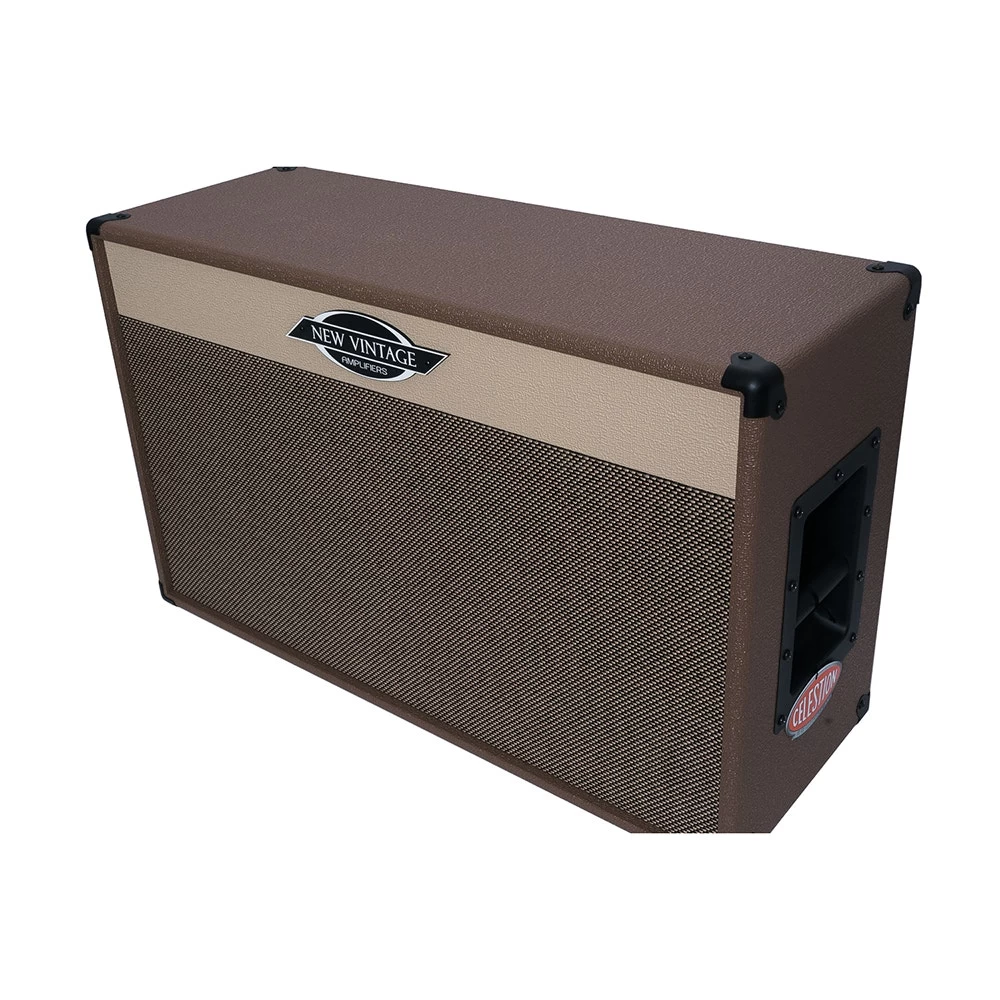 New Vintage Amps NV 2x12 Speaker Cabinet, Rough Brown & Rough Blonde 4 New Vintage Amps NV 2x12 Speaker Cabinet, Rough Brown & Rough Blonde - Image 2