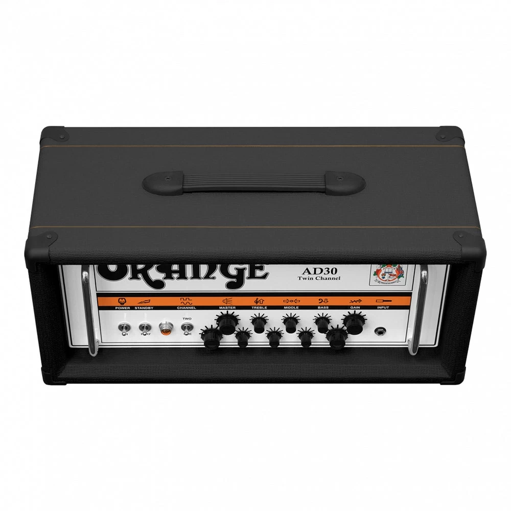 Orange AD30H 30-Watt Twin Channel Tube Guitar Amp Head, Black 4 Orange AD30H 30-Watt Twin Channel Tube Guitar Amp Head, Black - Image 2