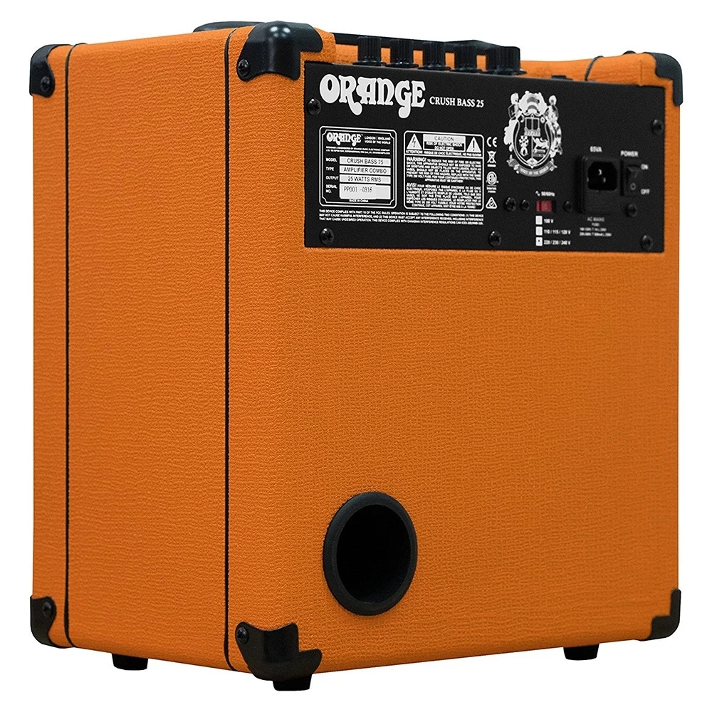 Orange Amps Crush Bass 25 Bass Combo Amplifier, 25-Watt 1x8" - Orange 7 Orange Amps Crush Bass 25 Bass Combo Amplifier, 25-Watt 1x8" - Orange - Image 5