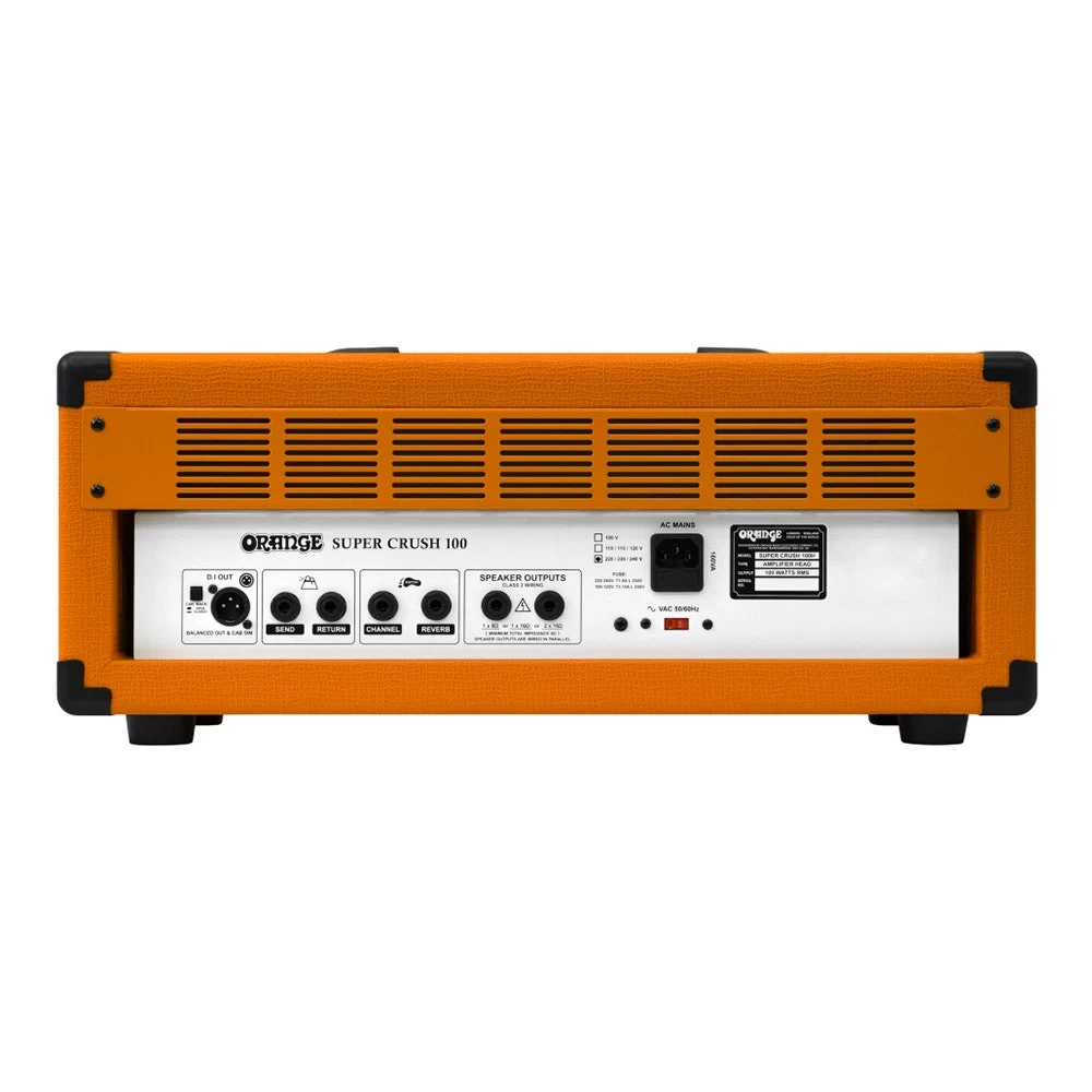 Orange Amps Super Crush 100 2-Channel 100-Watt Guitar Amp Head, Orange 6 Orange Amps Super Crush 100 2-Channel 100-Watt Guitar Amp Head, Orange - Image 4