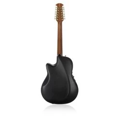 Ovation 2751AX-5 Standard Balladeer 12-String Deep Contour Acoustic-Electric Guitar - Black -Musical Instrument Store ova 2751ax 5 3