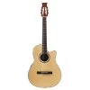Ovation AB24CC-4S Applause Mid-Depth Nylon Stringed Acoustic Guitar, Natural Satin -Musical Instrument Store ova ab24cc 4s