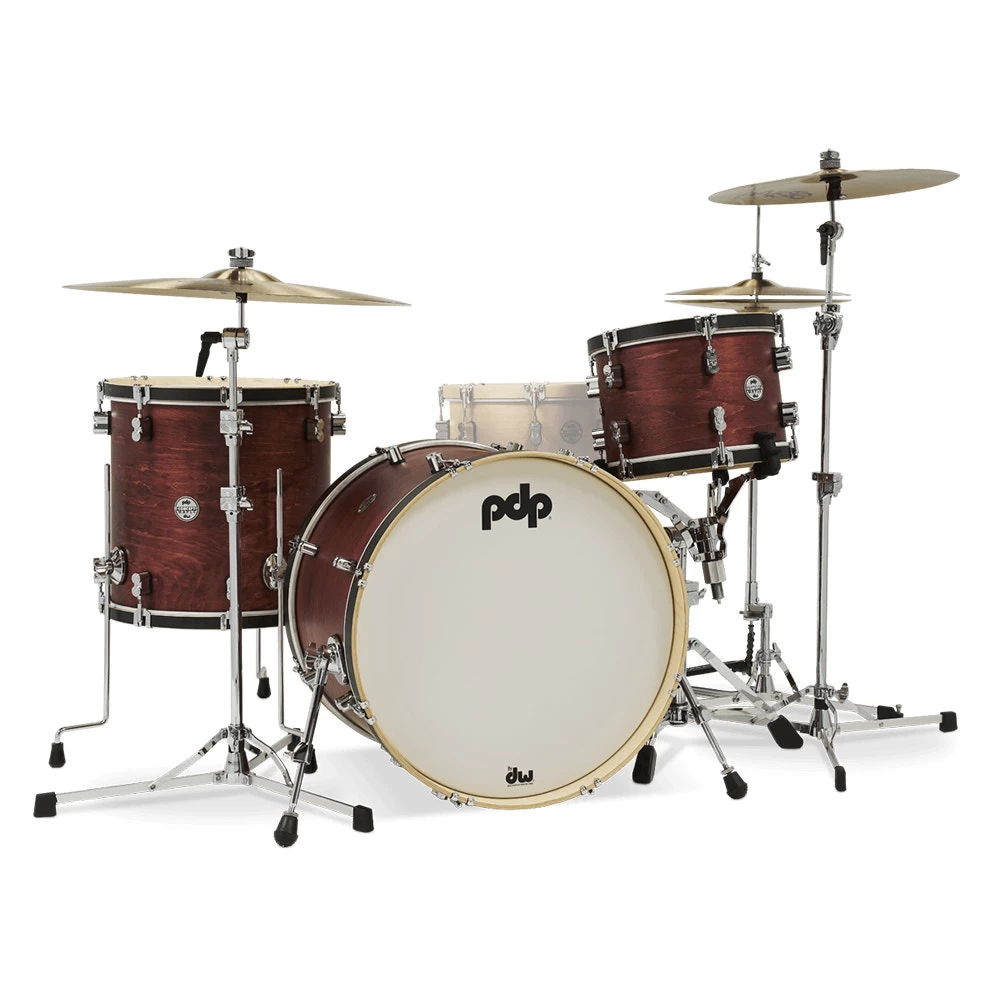 PDP Drums PDCC2213OB Concept Maple Classic Shell Pack, 16x22 Kick W/ 9x13 & 16x16 Toms, Ox Blood Stain 3 PDP Drums PDCC2213OB Concept Maple Classic Shell Pack, 16x22 Kick W/ 9x13 & 16x16 Toms, Ox Blood Stain