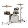 PDP Daru Jones New Yorker 4-Piece Signature Drum Kit With Hardware & Cases - Gold To Black Sparkle Fade Lacquer Finish -Musical Instrument Store pdp pddj1804ybpk abc