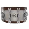 PDP PDSN6514CSAL Concept Select 3mm Seamless Aluminum Snare Drum W/ Walnut Wood Hoops, 6.5 X 14 -Musical Instrument Store pdp pdsn6514csal 1