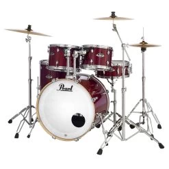 Pearl Drums EXL725P/C Export EXL 5pc Drum Kit W/ HWP-830 And P930 Hardware Pack, #246 Natural Cherry