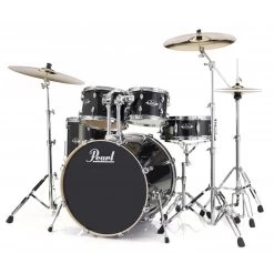 Pearl Drums EXL725P/C Export EXL 5pc Drum Kit W/ HWP-830 And P930 Hardware Pack, #248 Black Smoke