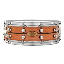 Pearl MCCC1450S/C1007 Music City Custom Solid Cherry 14"x5" Snare Drum W/ Ebony Inlay