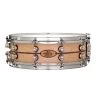 Pearl MCCM1450S/C1001 Music City Custom Solid Shell Maple 14"x5" Snare Drum W/ Kingwood Center Inlay -Musical Instrument Store pearl mccm1450s c1001