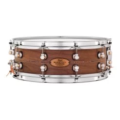 Pearl MCCW1450S/C1001 Music City Custom Solid Shell Walnut 14"x5" Snare Drum W/ Kingwood Center Inlay