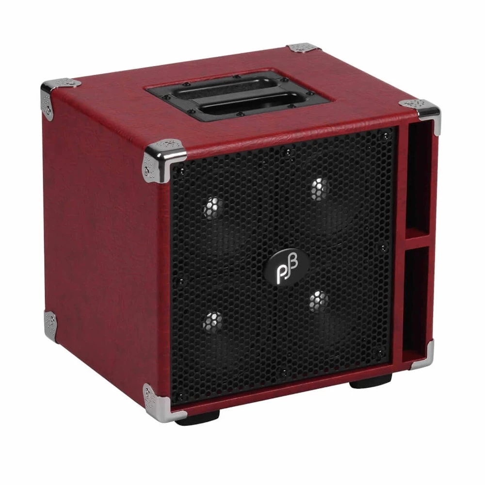 PJB Phil Jones Bass C4 Compact 4 4x5'' Bass Guitar Speaker Cabinet, Red 3 PJB Phil Jones Bass C4 Compact 4 4x5'' Bass Guitar Speaker Cabinet, Red