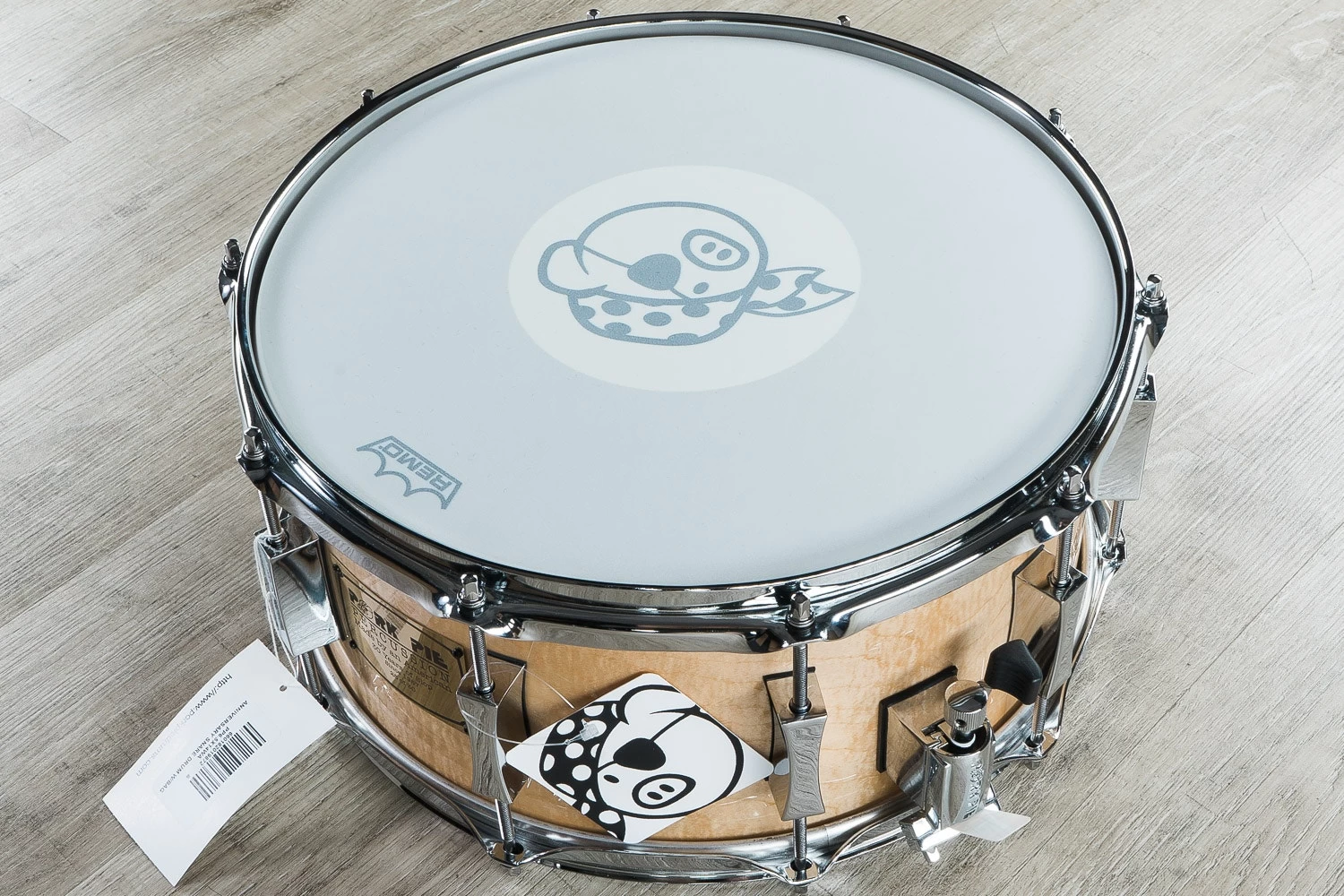 Pork Pie Percussion 30th Anniversary 6.5 X 14 Walnut / Maple Snare Drum 4 Pork Pie Percussion 30th Anniversary 6.5 X 14 Walnut / Maple Snare Drum - Image 2