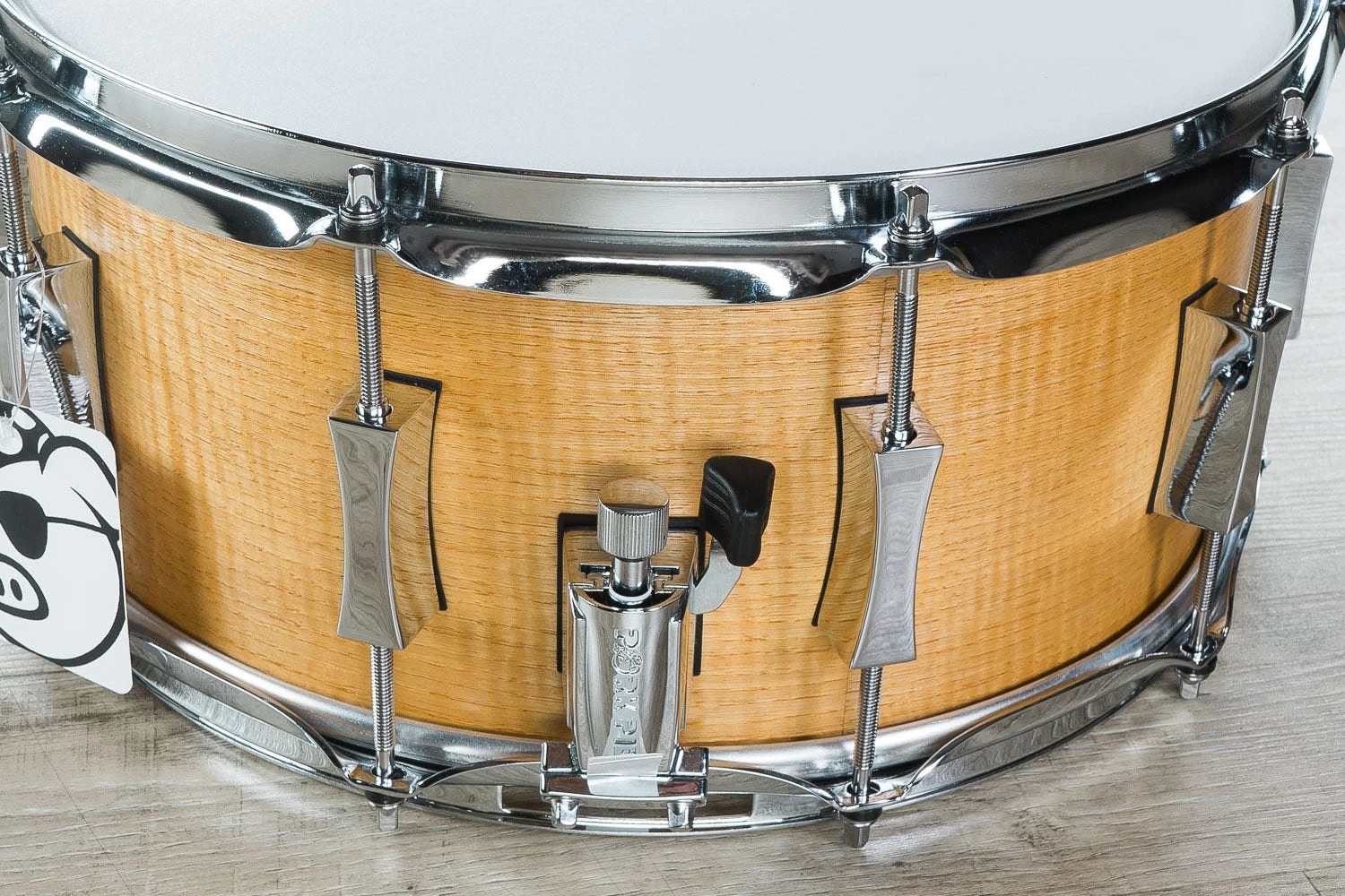 Pork Pie Percussion 7 X 14 Hickory Ply Snare Drum, Vintage Satin 6 Pork Pie Percussion 7 X 14 Hickory Ply Snare Drum, Vintage Satin - Image 4
