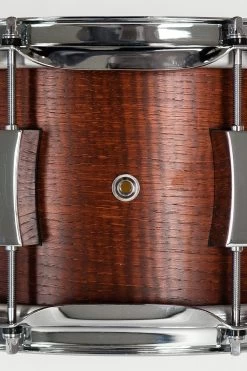 Pork Pie Percussion 6.5'' X 14'' Snare Drum, 5-Ply Hickory Fiddleback, Rosewood Satin -Musical Instrument Store ppp pp6514jpsn hick 5