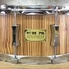 Pork Pie Percussion Beech/Zebrawood Snare Drum - 7 X 14" -Musical Instrument Store ppp pp714 jpsn
