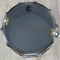 Pork Pie Percussion Patina Brass Snare Drum, Bubble Finish (8 X 14") -Musical Instrument Store ppp pp8x14pb bb 3