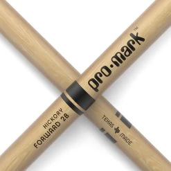12 Pairs Of Pro-Mark TX2BN Hickory Drumsticks, 2B Nylon Tip -Musical Instrument Store pro tx2bn 12 5 1