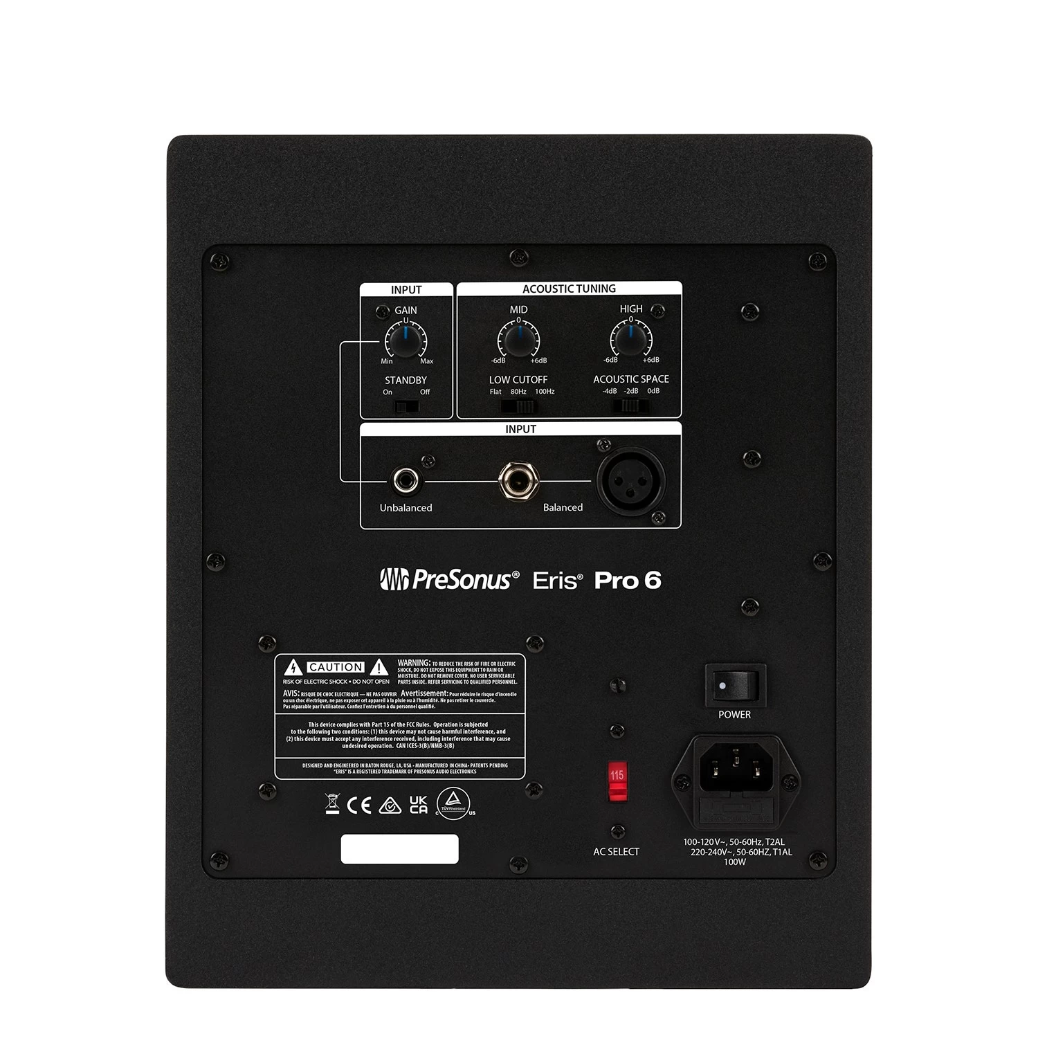 PreSonus Eris Pro 6 6-Inch Active Coaxial 2-Way Studio Monitors 5 PreSonus Eris Pro 6 6-Inch Active Coaxial 2-Way Studio Monitors - Image 3