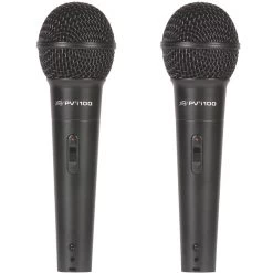 Peavey Twin Pack PV I100 Handheld Neodymium Dynamic Cardioid Microphones