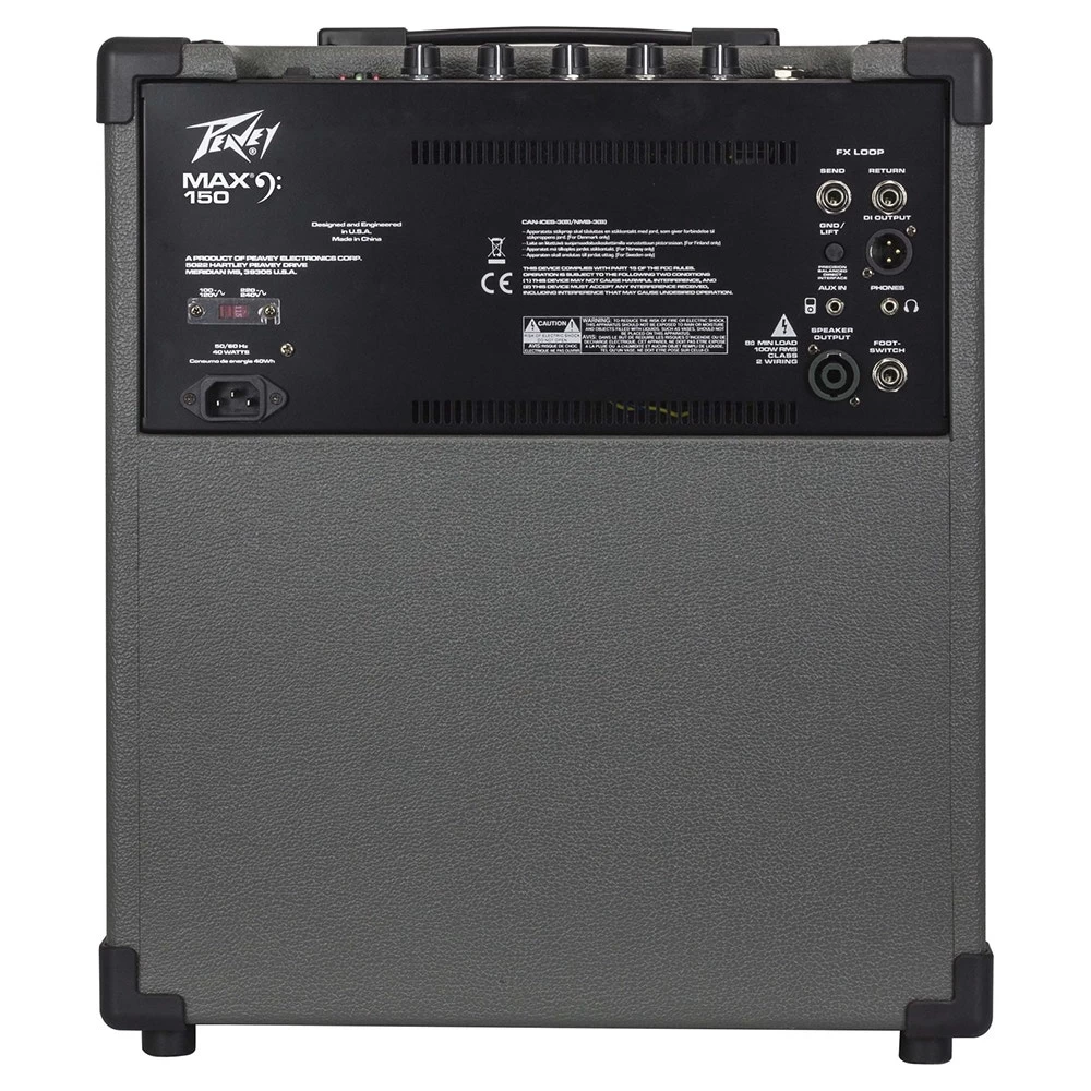 Peavey Max 150 Portable Bass Guitar Combo Amp, 1x12'', 150 Watts 6 Peavey Max 150 Portable Bass Guitar Combo Amp, 1x12'', 150 Watts - Image 4