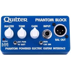 Quilter Labs Phantom Block Electric Guitar Pre-Amp DI Direct Box Interface