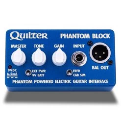 Quilter Labs Phantom Block Electric Guitar Pre-Amp DI Direct Box Interface -Musical Instrument Store quilt phntmblck 2