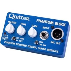 Quilter Labs Phantom Block Electric Guitar Pre-Amp DI Direct Box Interface -Musical Instrument Store quilt phntmblck 4