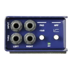 Radial J48 Stereo 2-Channel Active Instrument Phantom Powered Direct Box -Musical Instrument Store rdl j48 ste 3