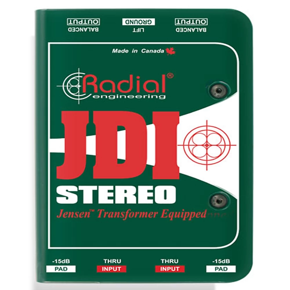 Radial Engineering JDI Stereo Passive Direct Box 3 Radial Engineering JDI Stereo Passive Direct Box