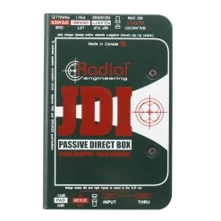 Radial JDI Jensen Equipped 1-Channel Passive Instrument DI Direct Box