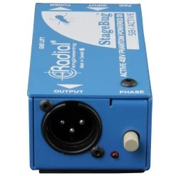 Radial Engineering SB-1 StageBug Active Phantom Power Guitar/Bass DI Direct Box -Musical Instrument Store rdl sb1 4