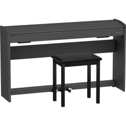 Roland F107 88-Key Digital Piano W/ Furniture-Style Stand & Weighted Keys, Black 24 Roland F107 88-Key Digital Piano W/ Furniture-Style Stand & Weighted Keys, Black -Musical Instrument Store rol f107 4