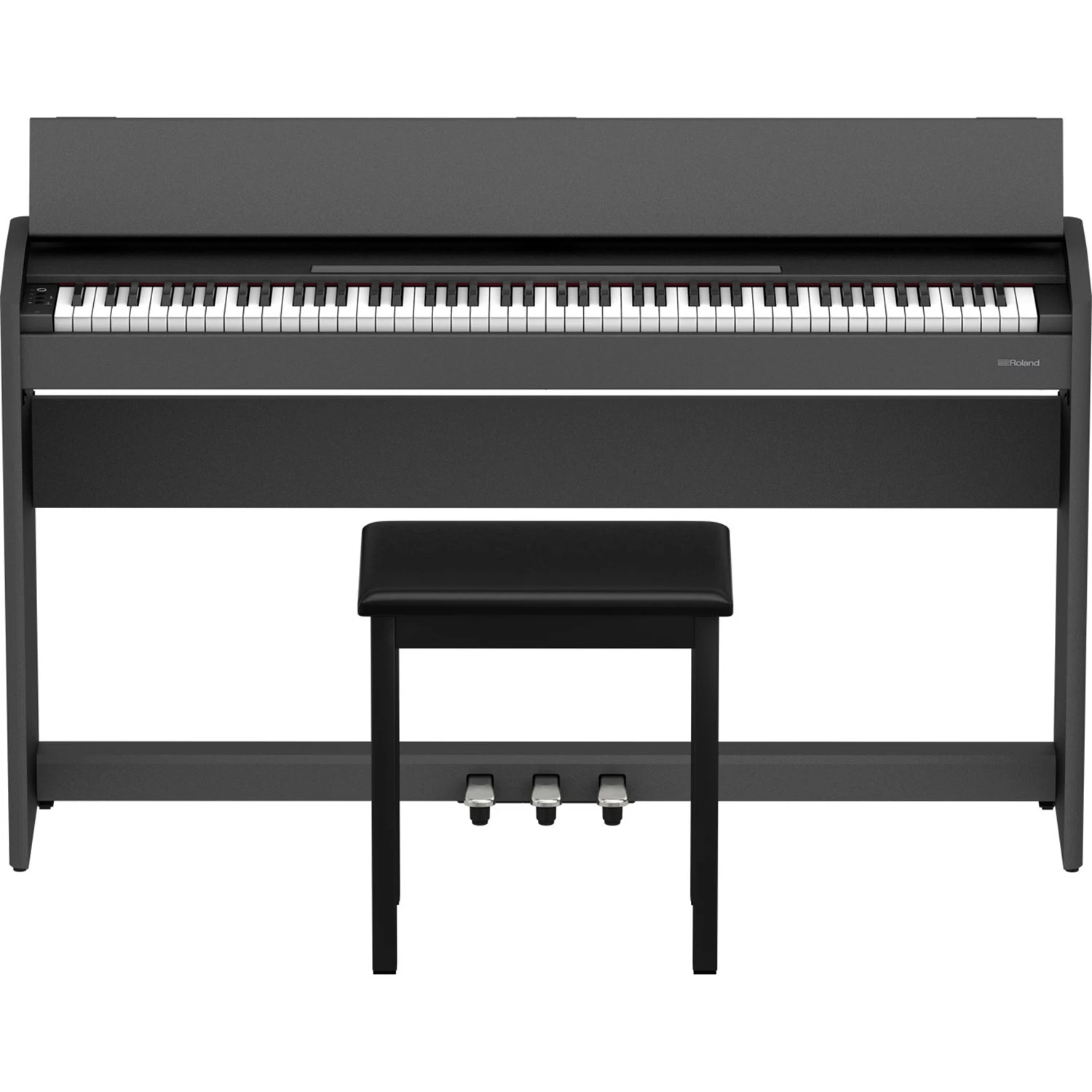 Roland F107 88-Key Digital Piano W/ Furniture-Style Stand & Weighted Keys, Black 5 Roland F107 88-Key Digital Piano W/ Furniture-Style Stand & Weighted Keys, Black - Image 3
