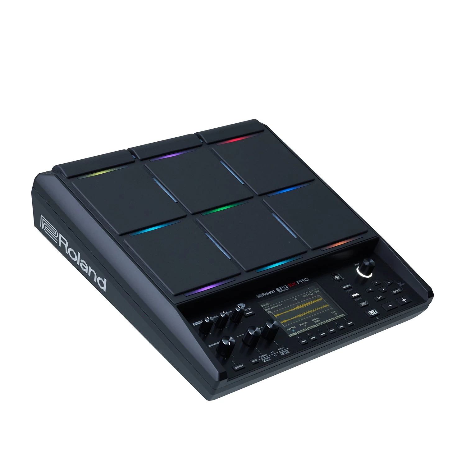 Roland SPD-SX PRO 48 KHz/16-bit 9-Pad Sampling Pad With 4.3-Inch Color Display 4 Roland SPD-SX PRO 48 KHz/16-bit 9-Pad Sampling Pad With 4.3-Inch Color Display - Image 2
