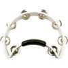 Rhythm Tech RT1020 Handheld Tambourine - White -Musical Instrument Store rtm rt1020 1