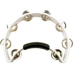 Rhythm Tech RT1020 Handheld Tambourine - White