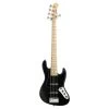Sadowsky MetroLine 21-Fret Vintage J/J 5-String Bass, Solid Black Satin -Musical Instrument Store sadow ml21 5blk 1