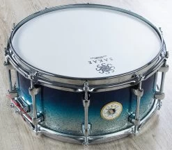 Sakae Bubinga Snare Drum - Ocean (6.5" X 14")
