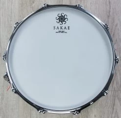 Sakae Bubinga Snare Drum - Ocean (6.5" X 14") -Musical Instrument Store sakae sd1465bvocn 2
