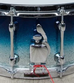 Sakae Bubinga Snare Drum - Ocean (6.5" X 14") -Musical Instrument Store sakae sd1465bvocn 3